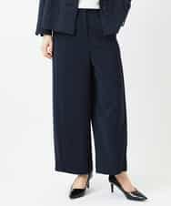 NHLGF88190 GIANNI LO GIUDICE(小さいサイズ)(メゾン ドゥ サンク) [セットアップ対応]リネンライクパンツ ネイビー