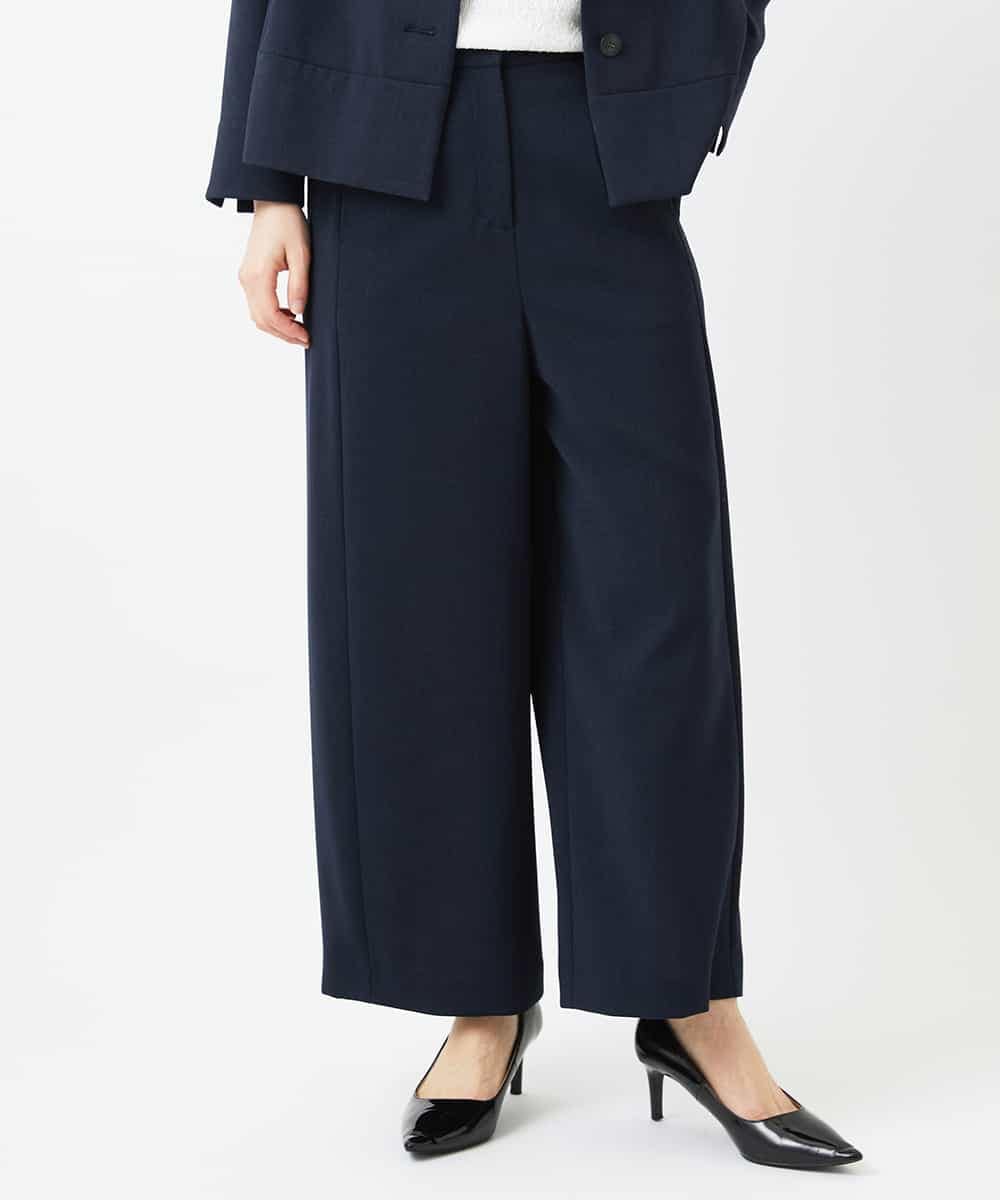 NHLGF88190 GIANNI LO GIUDICE(小さいサイズ)(メゾン ドゥ サンク) [セットアップ対応]リネンライクパンツ ネイビー