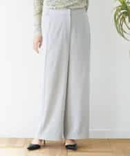 NHLGF88190 GIANNI LO GIUDICE(小さいサイズ)(メゾン ドゥ サンク) [セットアップ対応]リネンライクパンツ ライトグレー