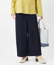 NHLGF88190 GIANNI LO GIUDICE(小さいサイズ)(メゾン ドゥ サンク) [セットアップ対応]リネンライクパンツ ライトグレー