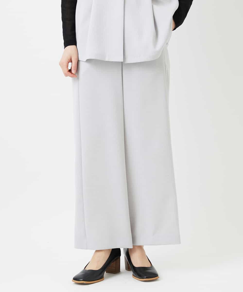 NHLGF88190 GIANNI LO GIUDICE(小さいサイズ)(メゾン ドゥ サンク) [セットアップ対応]リネンライクパンツ ライトグレー