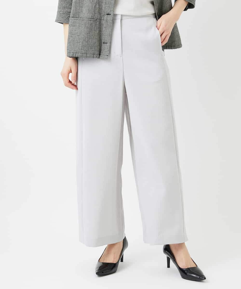 NHLGF88190 GIANNI LO GIUDICE(小さいサイズ)(メゾン ドゥ サンク) [セットアップ対応]リネンライクパンツ ライトグレー