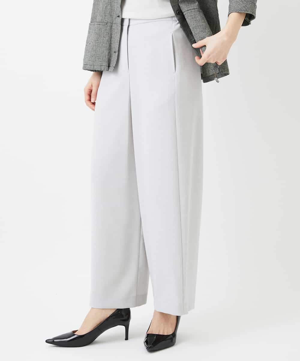 NHLGF88190 GIANNI LO GIUDICE(小さいサイズ)(メゾン ドゥ サンク) [セットアップ対応]リネンライクパンツ ライトグレー