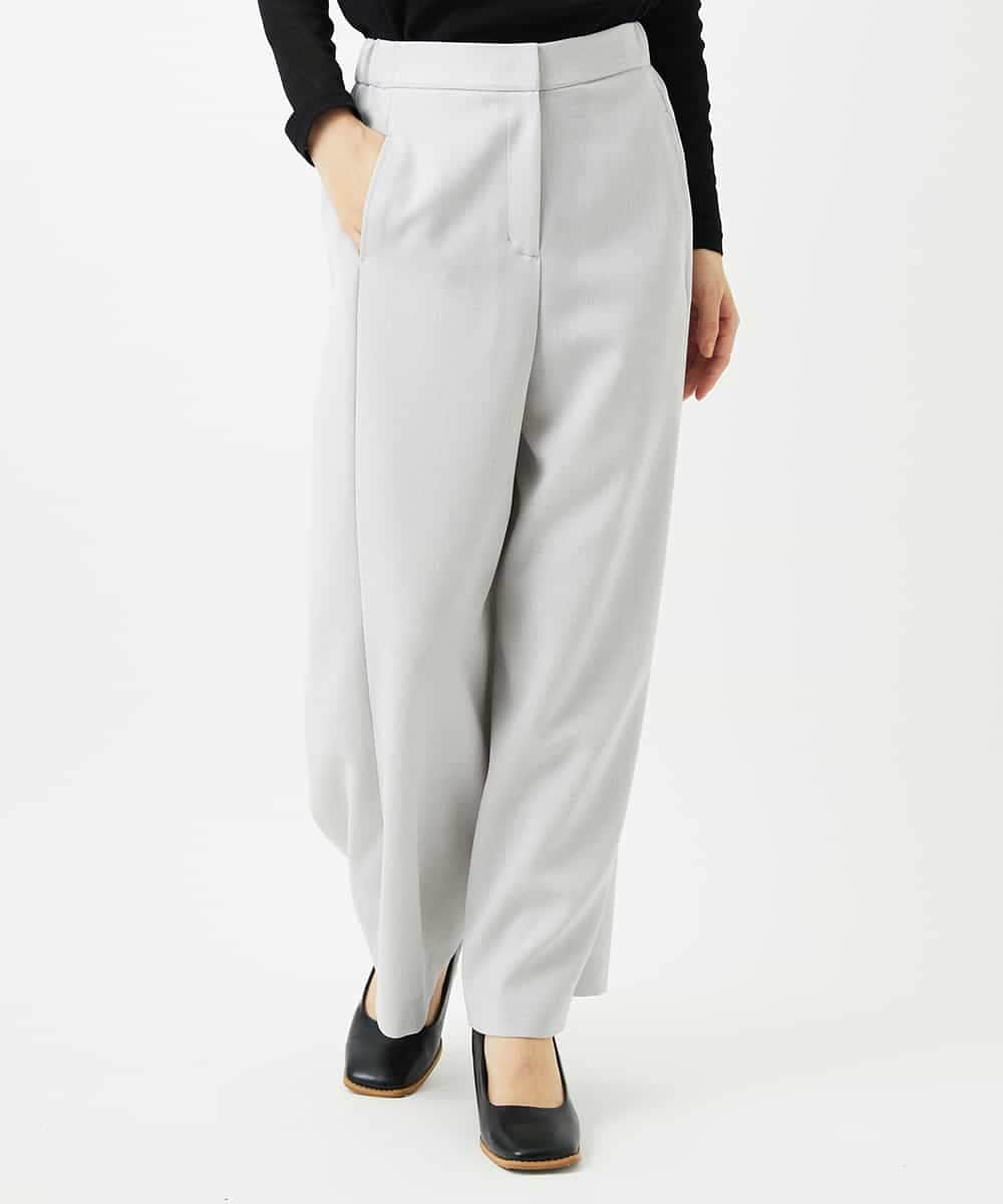 NHLGF88190 GIANNI LO GIUDICE(小さいサイズ)(メゾン ドゥ サンク) [セットアップ対応]リネンライクパンツ ライトグレー