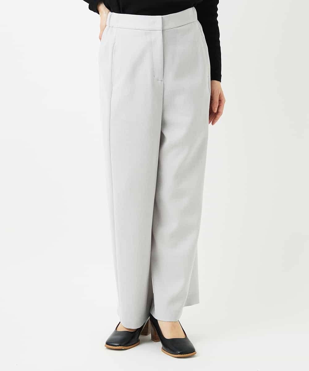 NHLGF88190 GIANNI LO GIUDICE(小さいサイズ)(メゾン ドゥ サンク) [セットアップ対応]リネンライクパンツ ライトグレー