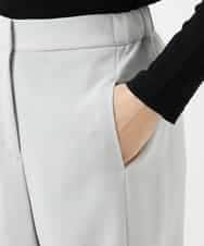 NHLGF88190 GIANNI LO GIUDICE(小さいサイズ)(メゾン ドゥ サンク) [セットアップ対応]リネンライクパンツ ライトグレー