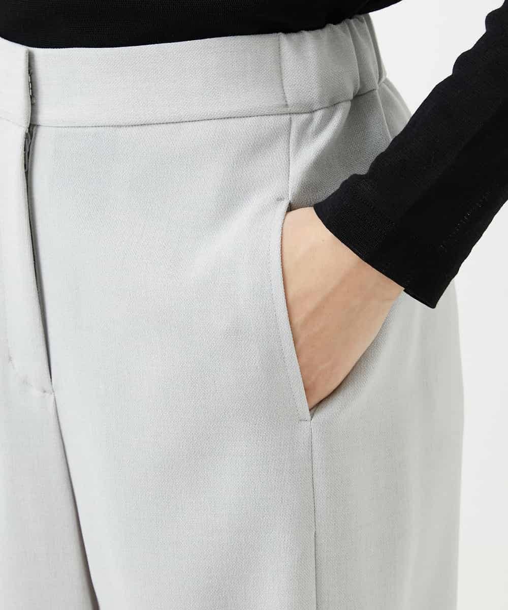 NHLGF88190 GIANNI LO GIUDICE(小さいサイズ)(メゾン ドゥ サンク) [セットアップ対応]リネンライクパンツ ライトグレー