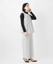 NHLGF88190 GIANNI LO GIUDICE(小さいサイズ)(メゾン ドゥ サンク) [セットアップ対応]リネンライクパンツ ライトグレー