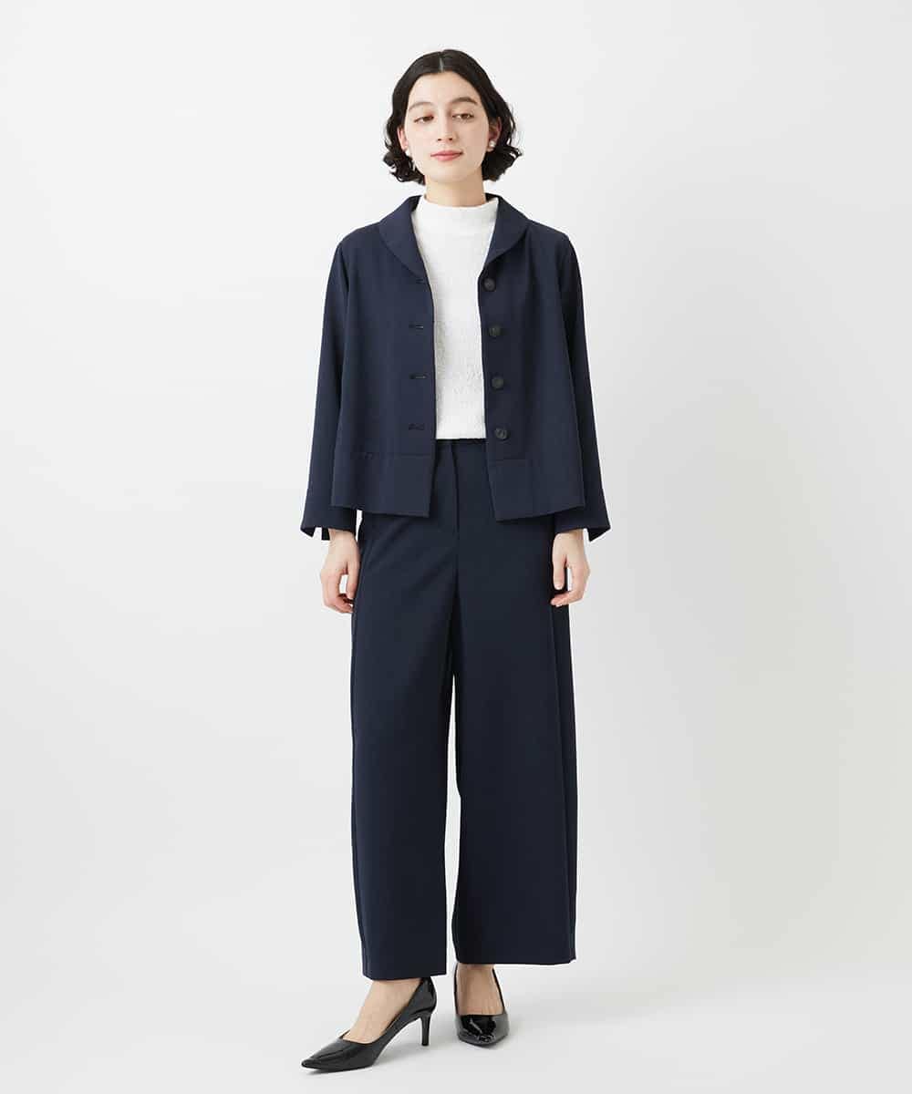 NHLGF88190 GIANNI LO GIUDICE(小さいサイズ)(メゾン ドゥ サンク) [セットアップ対応]リネンライクパンツ ライトグレー