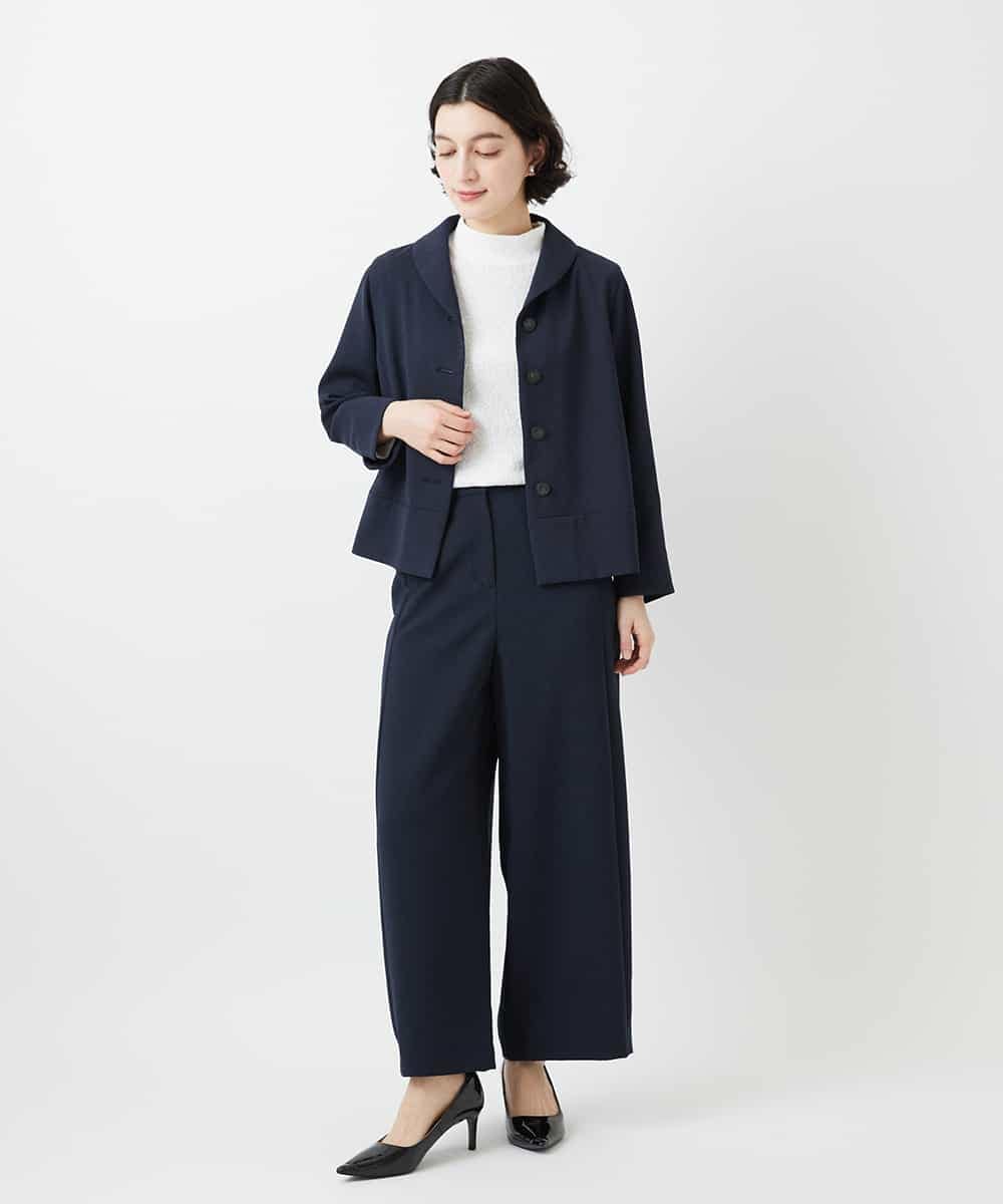 NHLGF88190 GIANNI LO GIUDICE(小さいサイズ)(メゾン ドゥ サンク) [セットアップ対応]リネンライクパンツ ライトグレー