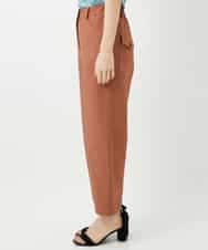 NHLGF89270 GIANNI LO GIUDICE(小さいサイズ)(メゾン ドゥ サンク) [日本製]リネンミックスシャンブレーストレッチパンツ オレンジ