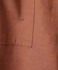 NHLGF89270 GIANNI LO GIUDICE(小さいサイズ)(メゾン ドゥ サンク) [日本製]リネンミックスシャンブレーストレッチパンツ オレンジ