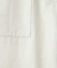 NHLGF89270 GIANNI LO GIUDICE(小さいサイズ)(メゾン ドゥ サンク) [日本製]リネンミックスシャンブレーストレッチパンツ オレンジ