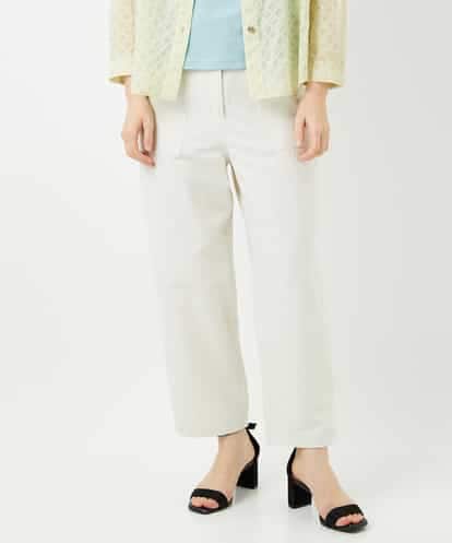 NHLGF89270 GIANNI LO GIUDICE(小さいサイズ) [日本製]リネンミックスシャンブレーストレッチパンツ