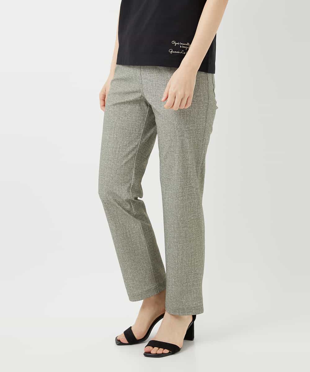 NHLGF92180 GIANNI LO GIUDICE(小さいサイズ)(メゾン ドゥ サンク) [3サイズ展開・吸収速乾性・UVカット]デニム調プリントハイテンションストレッチパンツ カーキ