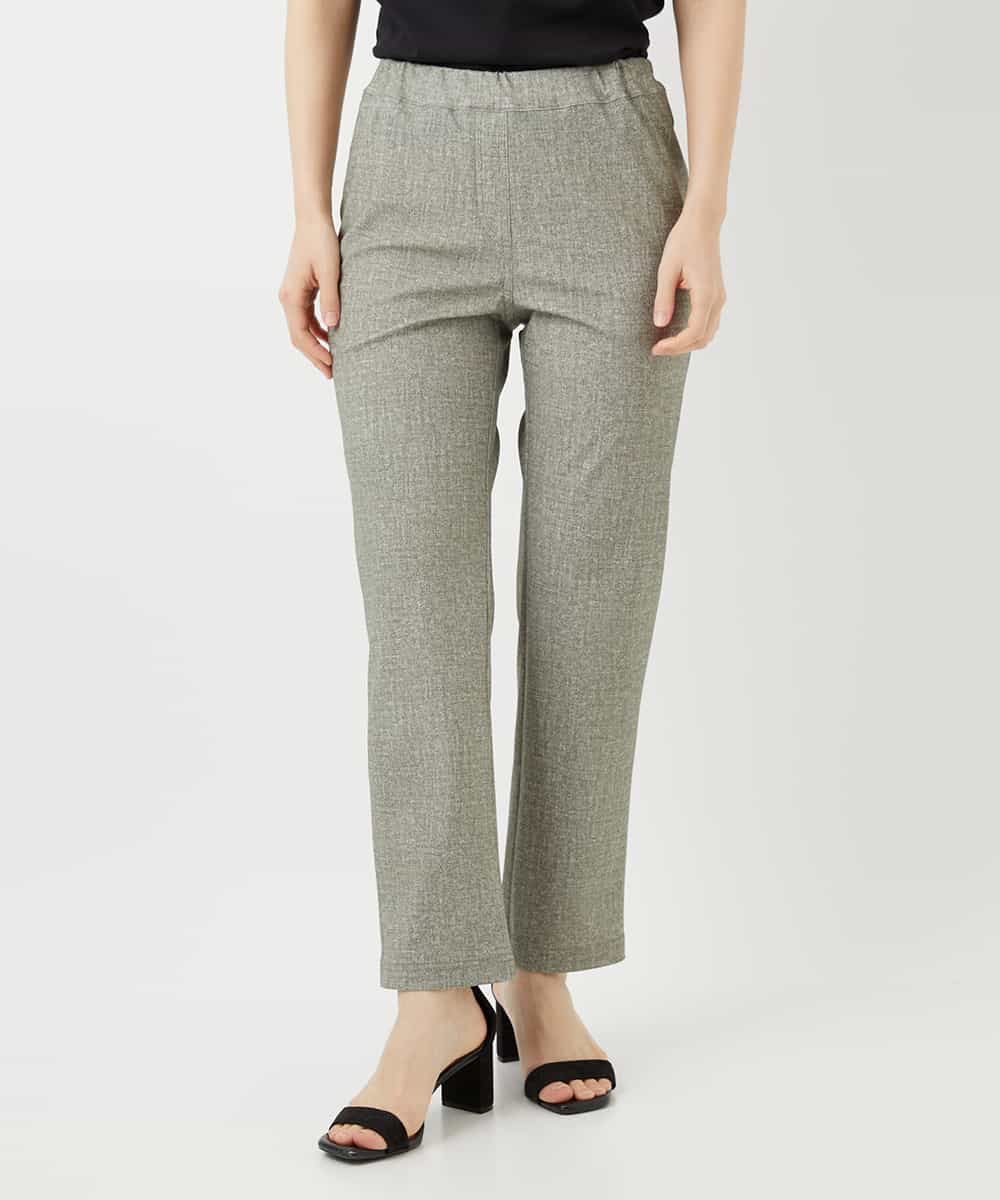 NHLGF92180 GIANNI LO GIUDICE(小さいサイズ)(メゾン ドゥ サンク) [3サイズ展開・吸収速乾性・UVカット]デニム調プリントハイテンションストレッチパンツ カーキ