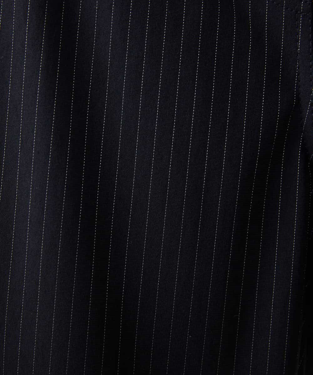 NHLGR83170 GIANNI LO GIUDICE(小さいサイズ)(メゾン ドゥ サンク) 【3サイズ展開】ストライプハイテンションパンツ ネイビー