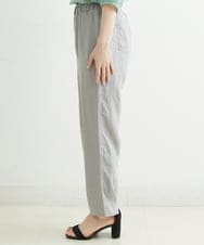 NHLGS44230 GIANNI LO GIUDICE(小さいサイズ)(メゾン ドゥ サンク) [洗える]リネンタンブラーテーパードパンツ グレー