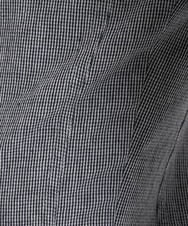NHLGT30290 GIANNI LO GIUDICE(小さいサイズ)(メゾン ドゥ サンク) [セットアップ対応]リネンコットン千鳥柄パンツ ネイビー