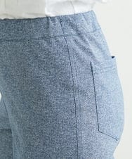 NHLGU88170 GIANNI LO GIUDICE(小さいサイズ)(メゾン ドゥ サンク) [接触冷感・夏向け素材]綾目プリントハイテンションパンツ ネイビー