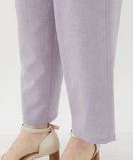NHLGX87190 GIANNI LO GIUDICE(小さいサイズ)(メゾン ドゥ サンク) [日本製]麻調ツイルベイカーパンツ ブルー