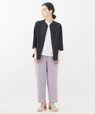 NHLGX87190 GIANNI LO GIUDICE(小さいサイズ)(メゾン ドゥ サンク) [日本製]麻調ツイルベイカーパンツ ブルー