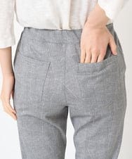 NHLGX89170 GIANNI LO GIUDICE(小さいサイズ)(メゾン ドゥ サンク) [日本製]パッチワークプリントハイテンションパンツ ライトグレー