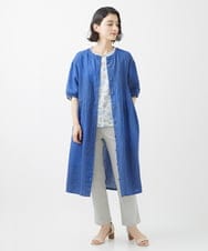 NHLGX90170 GIANNI LO GIUDICE(小さいサイズ)(メゾン ドゥ サンク) [日本製]クイックドライ無地ハイテンションパンツ ライトグレー