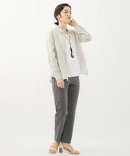 NHLGX90170 GIANNI LO GIUDICE(小さいサイズ)(メゾン ドゥ サンク) [日本製]クイックドライ無地ハイテンションパンツ ライトグレー