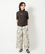 NHLHE63270 GIANNI LO GIUDICE(小さいサイズ)(メゾン ドゥ サンク) 淡彩フラワープリントパンツ ベージュ