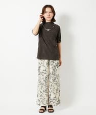 NHLHE63270 GIANNI LO GIUDICE(小さいサイズ)(メゾン ドゥ サンク) 淡彩フラワープリントパンツ ベージュ