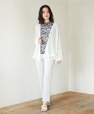 NHLHF82180 GIANNI LO GIUDICE(小さいサイズ)(メゾン ドゥ サンク) コットンハイテンション撥水ハイテンションストレッチパンツ ブラウン