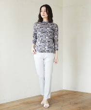 NHLHF82180 GIANNI LO GIUDICE(小さいサイズ)(メゾン ドゥ サンク) コットンハイテンション撥水ハイテンションストレッチパンツ ブラウン