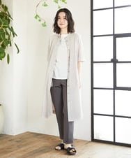 NHLHF82180 GIANNI LO GIUDICE(小さいサイズ)(メゾン ドゥ サンク) コットンハイテンション撥水ハイテンションストレッチパンツ ブラウン