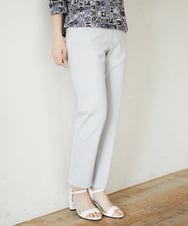 NHLHF82180 GIANNI LO GIUDICE(小さいサイズ)(メゾン ドゥ サンク) コットンハイテンション撥水ハイテンションストレッチパンツ ライトグレー