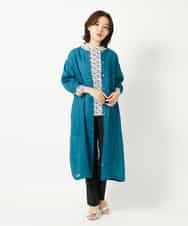 NHLHF82180 GIANNI LO GIUDICE(小さいサイズ)(メゾン ドゥ サンク) コットンハイテンション撥水ハイテンションストレッチパンツ ブラウン