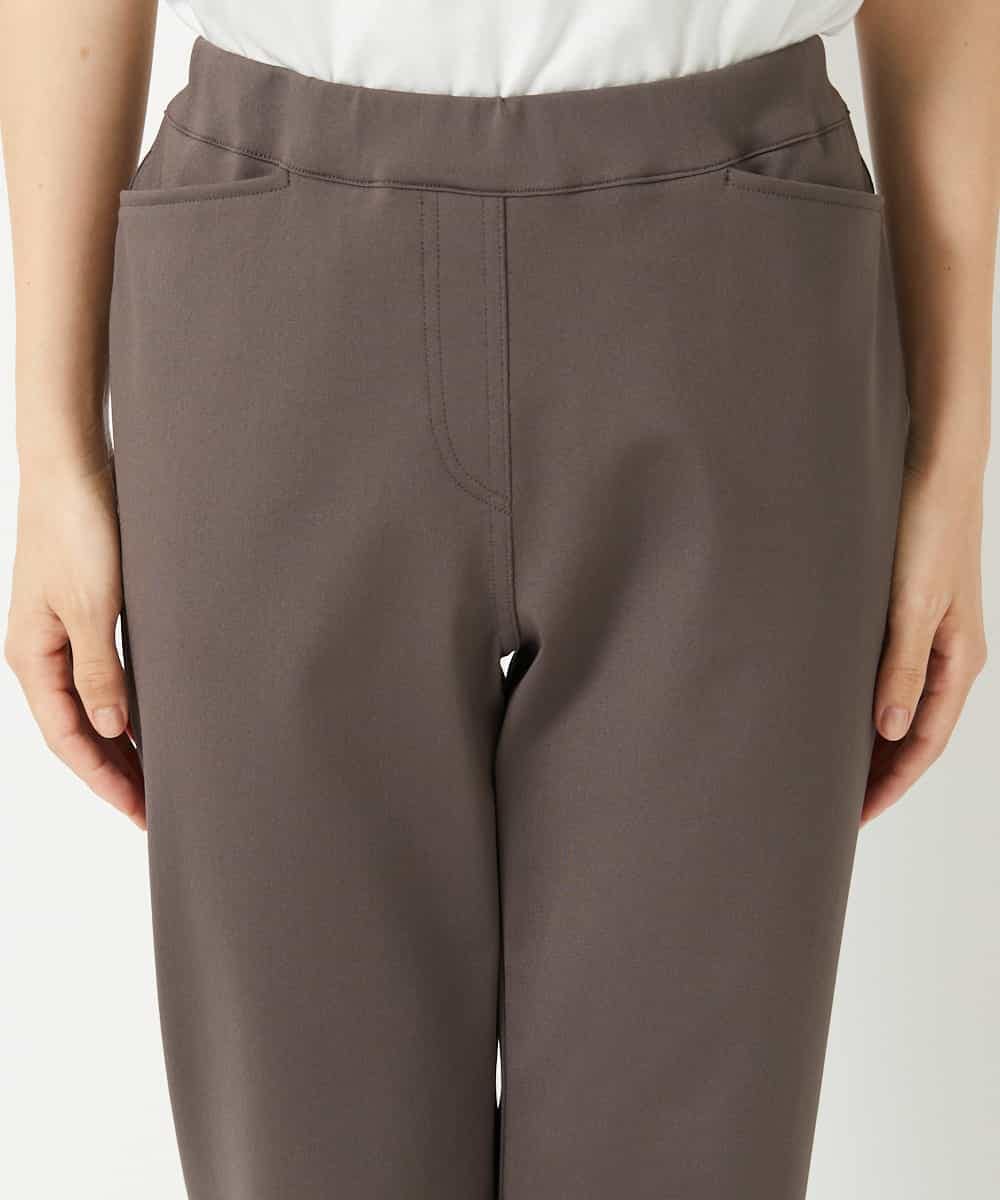 NHLHF82180 GIANNI LO GIUDICE(小さいサイズ)(メゾン ドゥ サンク) コットンハイテンション撥水ハイテンションストレッチパンツ ブラウン