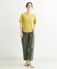 NHLHT01190 GIANNI LO GIUDICE(小さいサイズ)(メゾン ドゥ サンク) [日本製]クールタッチリネンパンツ カーキ