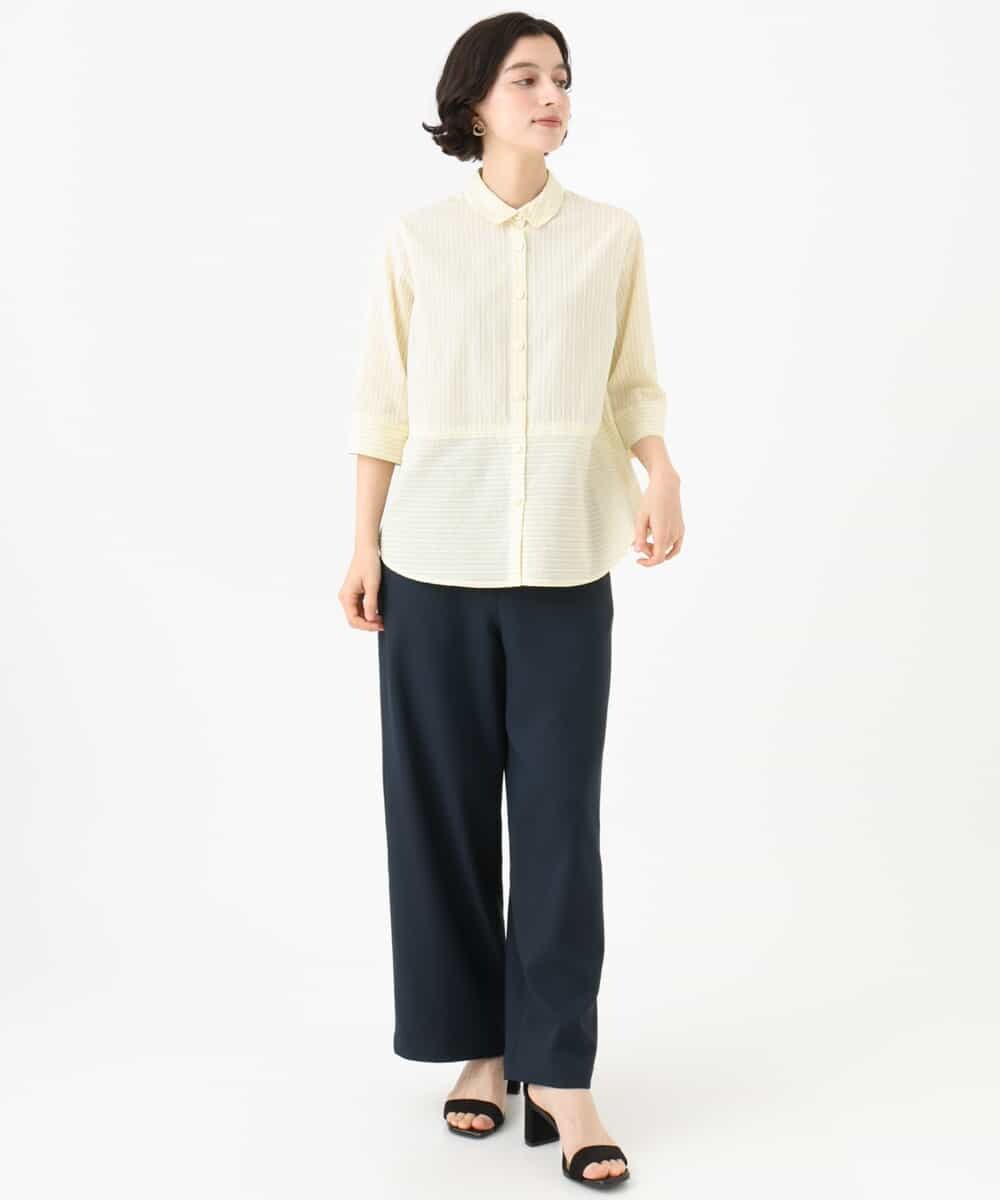 NHLJD11250 GIANNI LO GIUDICE(小さいサイズ)(メゾン ドゥ サンク) フルダルエアウォッシュパンツ ブラウン