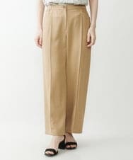 NHLJP20190 GIANNI LO GIUDICE(小さいサイズ)(メゾン ドゥ サンク) センタープレスストレートパンツ ベージュ
