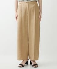 NHLJP20190 GIANNI LO GIUDICE(小さいサイズ)(メゾン ドゥ サンク) センタープレスストレートパンツ ベージュ