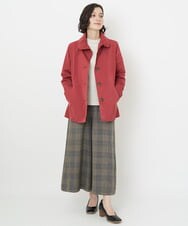 NHLJS02250 GIANNI LO GIUDICE(小さいサイズ)(メゾン ドゥ サンク) [セットアップ対応・日本製]ワイドクロップドパンツ グレー系チェック柄