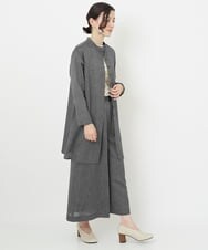 NHLJS02250 GIANNI LO GIUDICE(小さいサイズ)(メゾン ドゥ サンク) [セットアップ対応・日本製]ワイドクロップドパンツ グレー系チェック柄