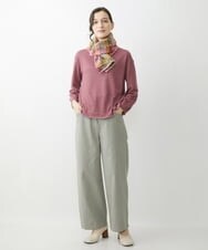 NHLJS22210 GIANNI LO GIUDICE(小さいサイズ)(メゾン ドゥ サンク) コットンスラブツイルパンツ キャメル