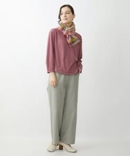 NHLJS22210 GIANNI LO GIUDICE(小さいサイズ)(メゾン ドゥ サンク) コットンスラブツイルパンツ キャメル