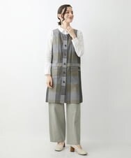 NHLJS22210 GIANNI LO GIUDICE(小さいサイズ)(メゾン ドゥ サンク) コットンスラブツイルパンツ キャメル