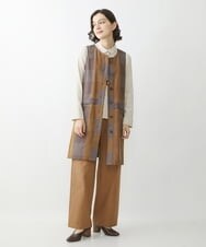 NHLJS22210 GIANNI LO GIUDICE(小さいサイズ)(メゾン ドゥ サンク) コットンスラブツイルパンツ キャメル