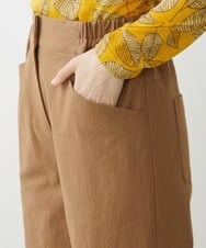 NHLJS22210 GIANNI LO GIUDICE(小さいサイズ)(メゾン ドゥ サンク) コットンスラブツイルパンツ キャメル