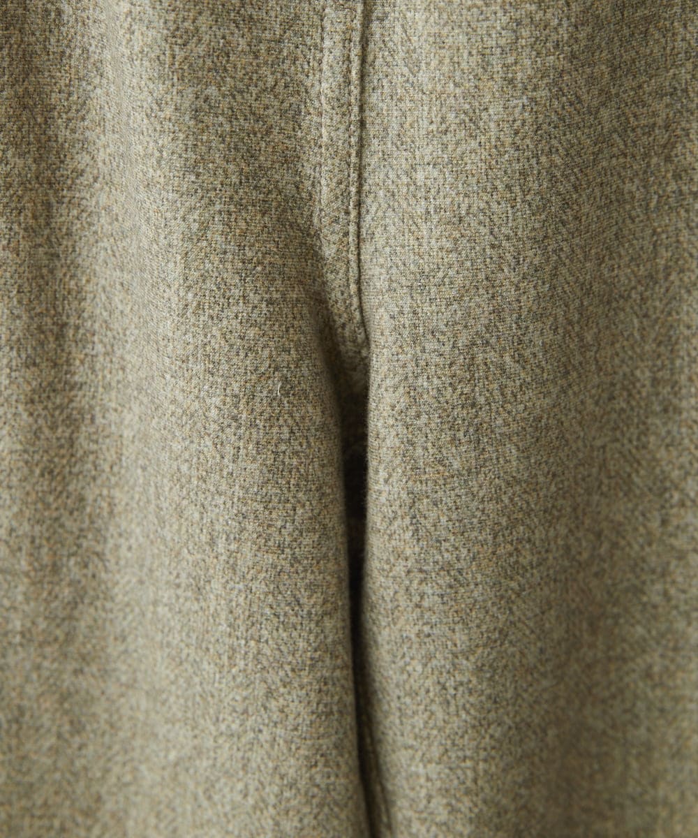 NHLJS31230 GIANNI LO GIUDICE(小さいサイズ)(メゾン ドゥ サンク) [日本製]コットンポンチツィードプリントストレッチパンツ ブラウン系