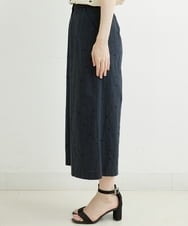 NHLJT25230 GIANNI LO GIUDICE(小さいサイズ)(メゾン ドゥ サンク) [セットアップ対応]スラブコットンドット刺繍パンツ ブラック（墨黒）